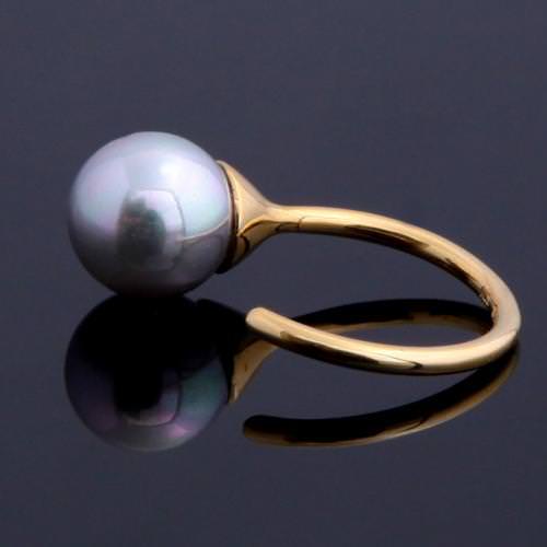 SHELL PEARL RING GR