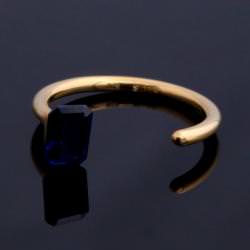 SYNTHESIS SAPPHIRE  RING OCTAGON