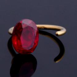 SYNTHESIS RUBY RING