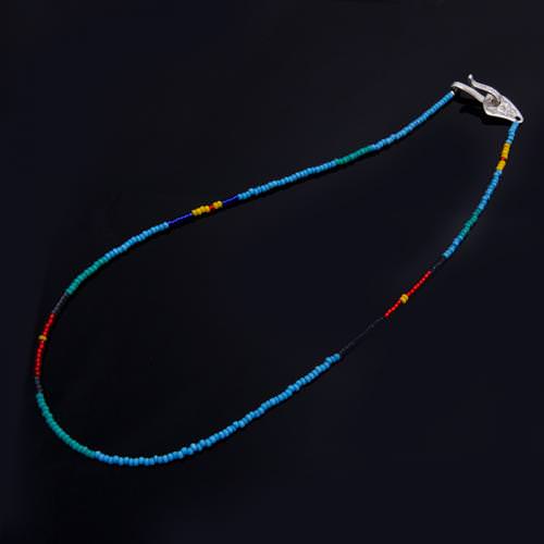 SEED BEADS NECKLACE(BLUE)