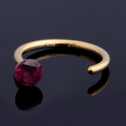 SYNTHESIS ALEXANDRITE  RING ROUND