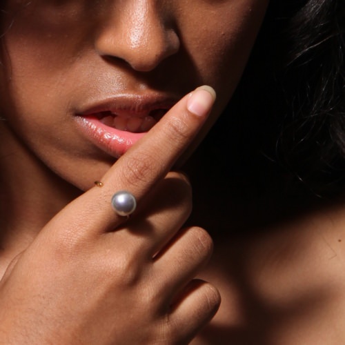SHELL PEARL RING GR