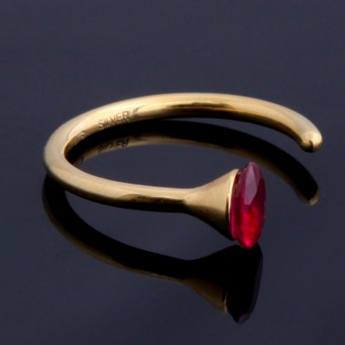 SYNTHESIS RUBY RING ROUND
